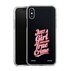 Carry Case Hülle Transparent/glitter ohne Band