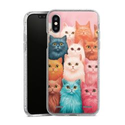 Carry Case Hülle Transparent/glitter ohne Band