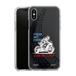 Carry Case Hülle Transparent/glitter ohne Band