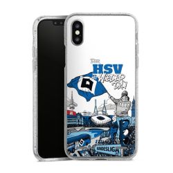 Carry Case Hülle Transparent/glitter ohne Band