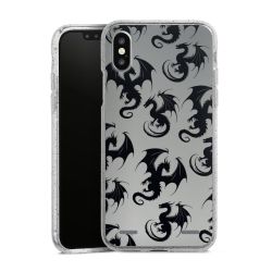 Carry Case Hülle Transparent/glitter ohne Band