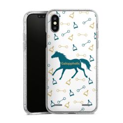 Carry Case Hülle Transparent/glitter ohne Band