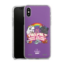 Carry Case Hülle Transparent/glitter ohne Band