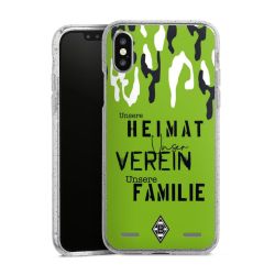 Carry Case Hülle Transparent/glitter ohne Band