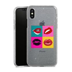 Carry Case Hülle Transparent/glitter ohne Band