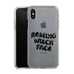 Carry Case Hülle Transparent/glitter ohne Band