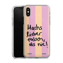 Carry Case Hülle Transparent/glitter ohne Band