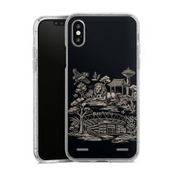 Carry Case Hülle Transparent/glitter ohne Band