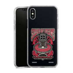 Carry Case Hülle Transparent/glitter ohne Band