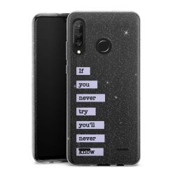 Carry Case Hülle Transparent/glitter ohne Band