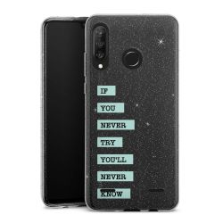 Carry Case Hülle Transparent/glitter ohne Band