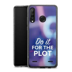 Carry Case Hülle Transparent/glitter ohne Band