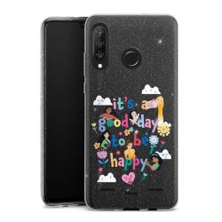 Carry Case Hülle Transparent/glitter ohne Band