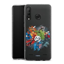 Carry Case Hülle Transparent/glitter ohne Band