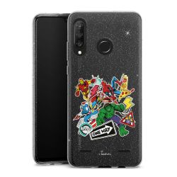 Carry Case Hülle Transparent/glitter ohne Band