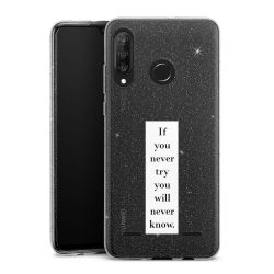 Carry Case Hülle Transparent/glitter ohne Band