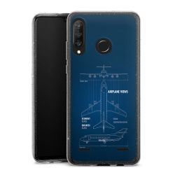 Carry Case Hülle Transparent/glitter ohne Band