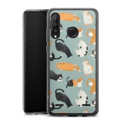 Carry Case Hülle Transparent/glitter ohne Band