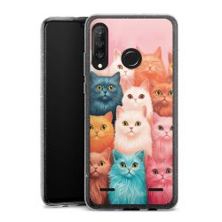 Carry Case Hülle Transparent/glitter ohne Band