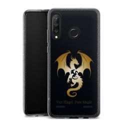 Carry Case Hülle Transparent/glitter ohne Band