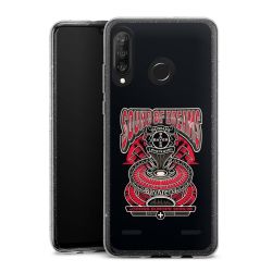 Carry Case Hülle Transparent/glitter ohne Band