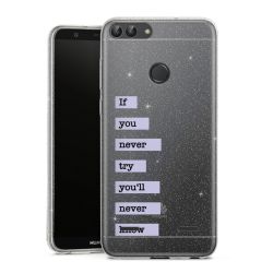 Carry Case Hülle Transparent/glitter ohne Band