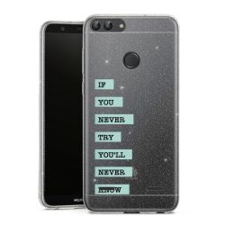 Carry Case Hülle Transparent/glitter ohne Band