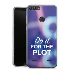 Carry Case Hülle Transparent/glitter ohne Band