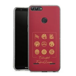 Carry Case Hülle Transparent/glitter ohne Band