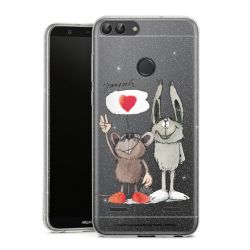 Carry Case Hülle Transparent/glitter ohne Band