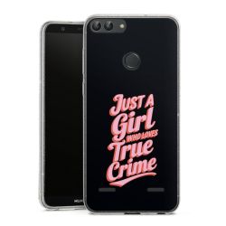 Carry Case Hülle Transparent/glitter ohne Band