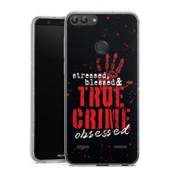 Carry Case Hülle Transparent/glitter ohne Band