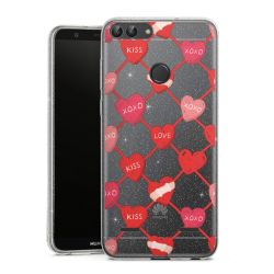 Carry Case Hülle Transparent/glitter ohne Band