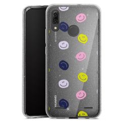 New Carry Case Hülle transparent-glitter