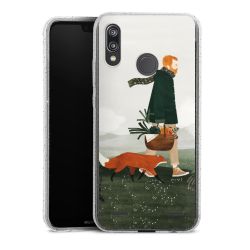 Carry Case Hülle Transparent/glitter ohne Band