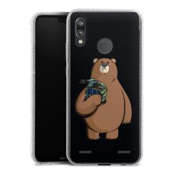 Carry Case Hülle Transparent/glitter ohne Band