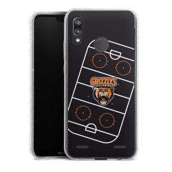 Carry Case Hülle Transparent/glitter ohne Band