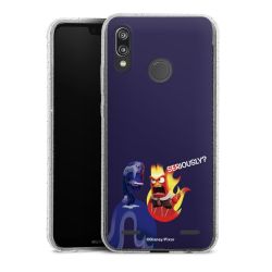 Carry Case Hülle Transparent/glitter ohne Band