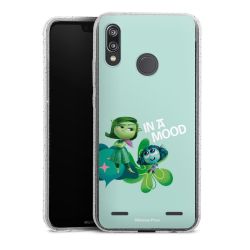 Carry Case Hülle Transparent/glitter ohne Band