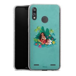 Carry Case Hülle Transparent/glitter ohne Band