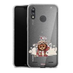 Carry Case Hülle Transparent/glitter ohne Band