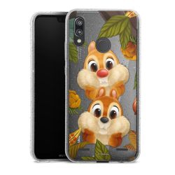 Carry Case Hülle Transparent/glitter ohne Band