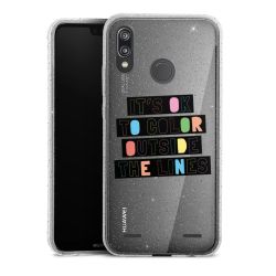 Carry Case Hülle Transparent/glitter ohne Band