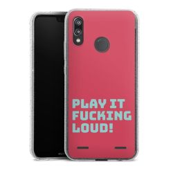 Carry Case Hülle Transparent/glitter ohne Band