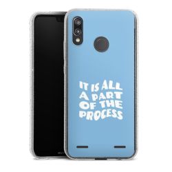 Carry Case Hülle Transparent/glitter ohne Band