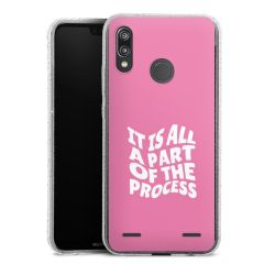 Carry Case Hülle Transparent/glitter ohne Band