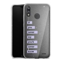 Carry Case Hülle Transparent/glitter ohne Band