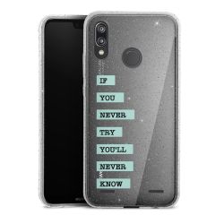 Carry Case Hülle Transparent/glitter ohne Band