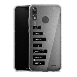 Carry Case Hülle Transparent/glitter ohne Band