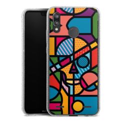 Carry Case Hülle Transparent/glitter ohne Band